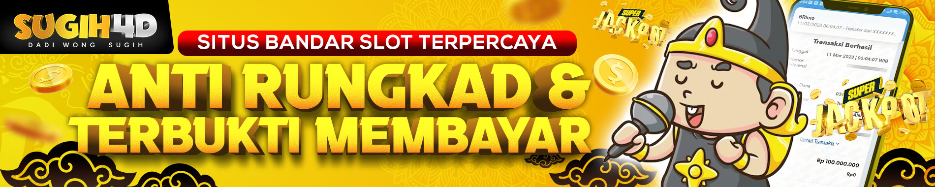 Sugih4D | Situs Slot Gacor Anti Rungkad